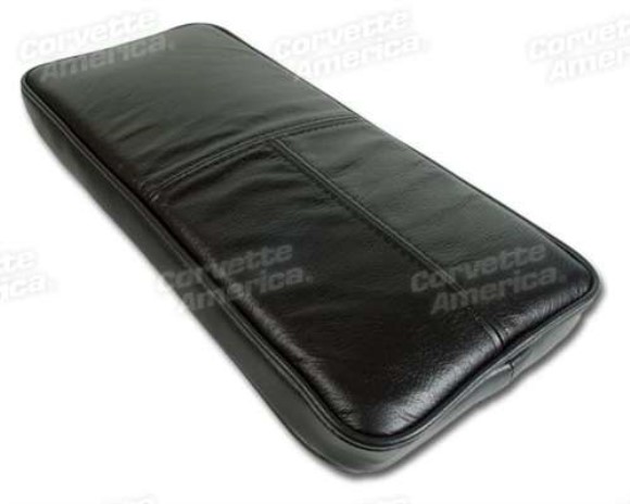 Center Armrest. Black Leather 90-96