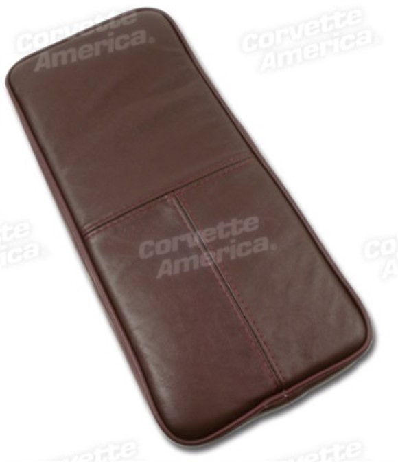 Center Armrest. Ruby Red Leather 93