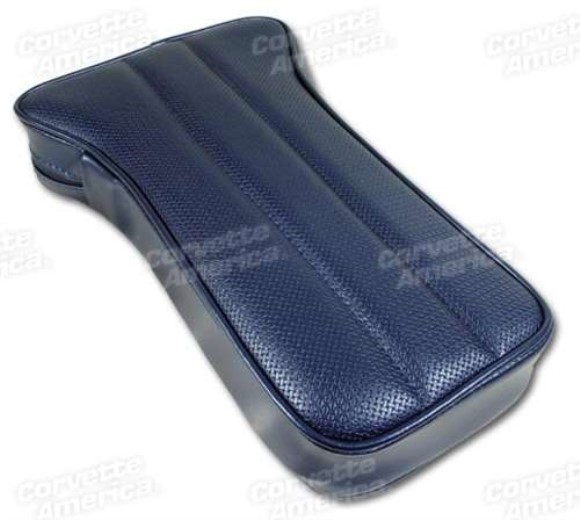 Center Armrest. Dark Blue Vinyl 68