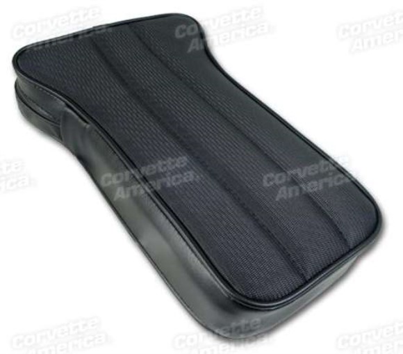 Center Armrest. Black Vinyl 69-75