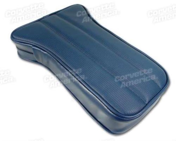 Center Armrest. Royal Blue Vinyl 71-72