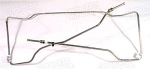 Brake Line. Front Crossover - Stainless Steel 56-62
