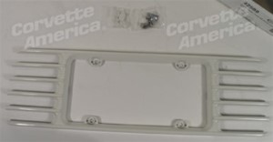 License Frame. Phantom Speedway White 01-04