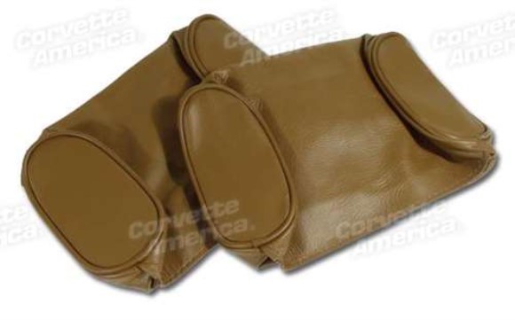 Headrest Covers. Saddle Leather 67