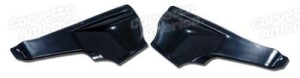 Rear Quarter Panels. Dark Blue Convertible 66