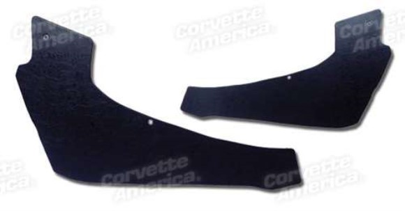 Rear Quarter Panels. Dark Blue Coupe 63
