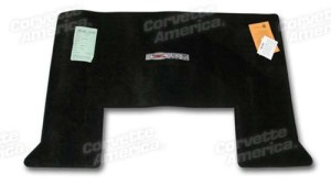 Cargo Mat. Black W/Z06 405HP Applique Hardtop 02-04