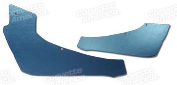 Rear Quarter Panels. Bright Blue Coupe With Power Vent 65