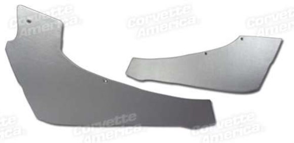 Rear Quarter Panels. Silver Coupe With Power Vent 65