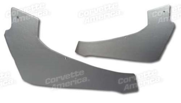 Rear Quarter Panels. Silver Coupe 66