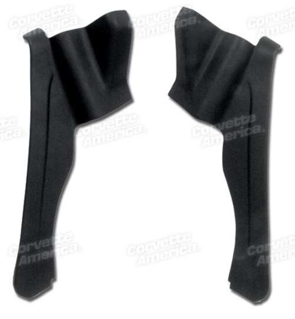 Rear Quarter Panels. Black Convertible 68-69