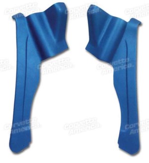Rear Quarter Panels. Bright Blue Convertible 68-69
