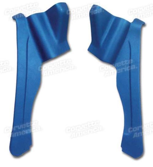 Rear Quarter Panels. Bright Blue Convertible 68-69