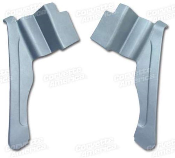 Rear Quarter Panels. Silver Convertible 74-75