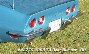 Rear Bumper. RH Import 68-73