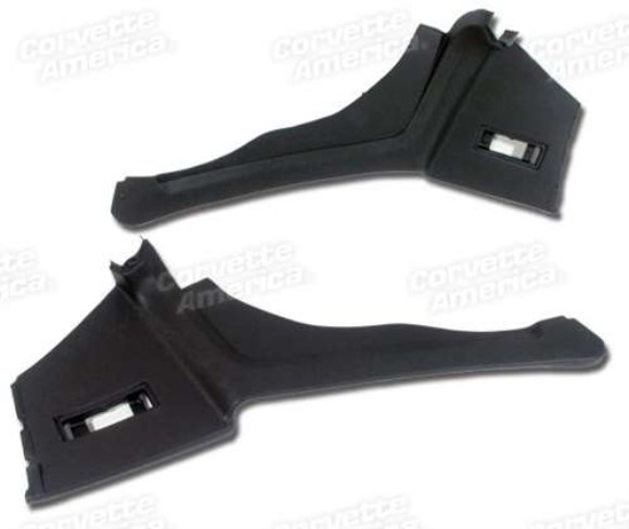 Rear Quarter Panels. Black Coupe 68