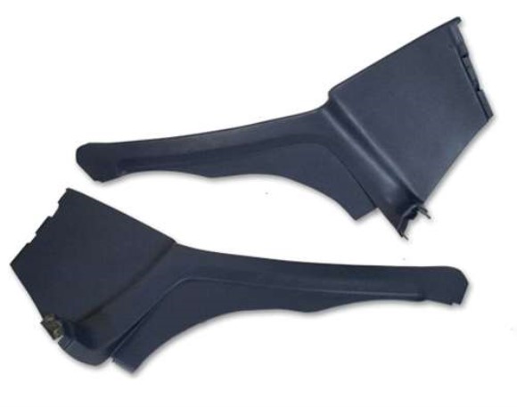 Rear Quarter Panels. Dark Blue Coupe 73