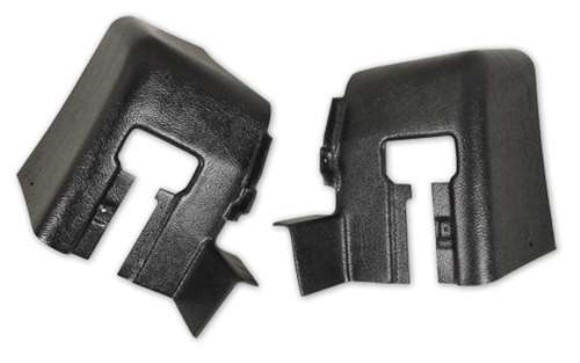 Rear Quarter Panel Extensions. Black Coupe 74-77