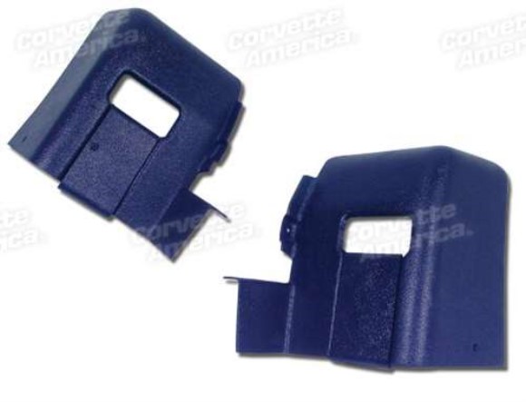 Rear Quarter Panel Extensions. Dark Blue Coupe 77