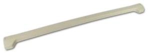 Coupe Rear Window Trim. White 76L 76-77