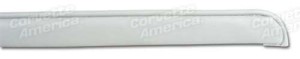 Deck Lid Trim Strip. White 65-67
