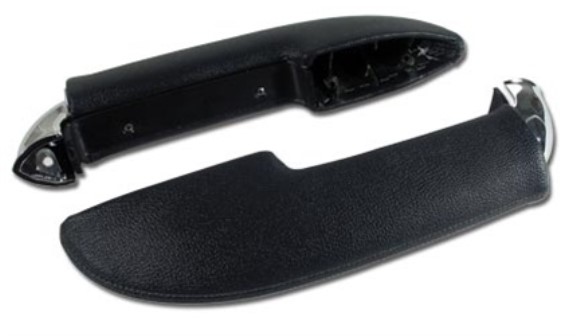 Armrests. With Chrome End Charcoal 58