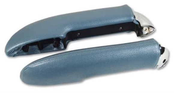 Armrests. With Chrome End Blue 58