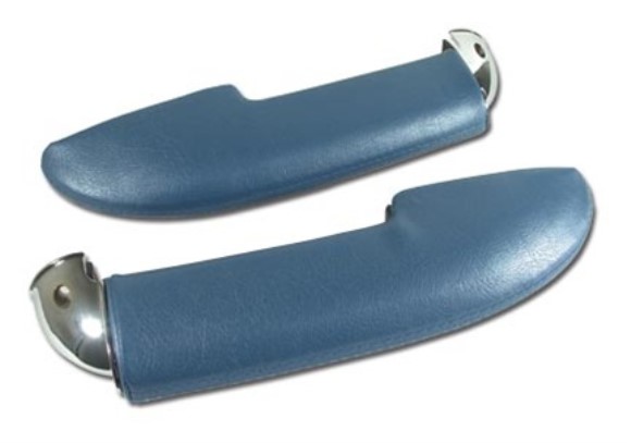 Armrests. With Chrome End Blue 61
