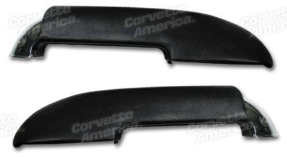 Armrests. With Chrome End Black 59-61