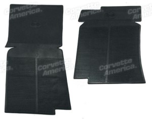 Mats. Black Rubber 68-82