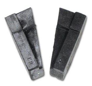 Weatherstrip. Convertible Top Header Wedges 56-62