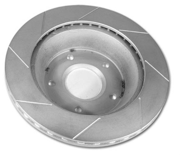 Brake Rotor. Front RH Power Slot 84-87