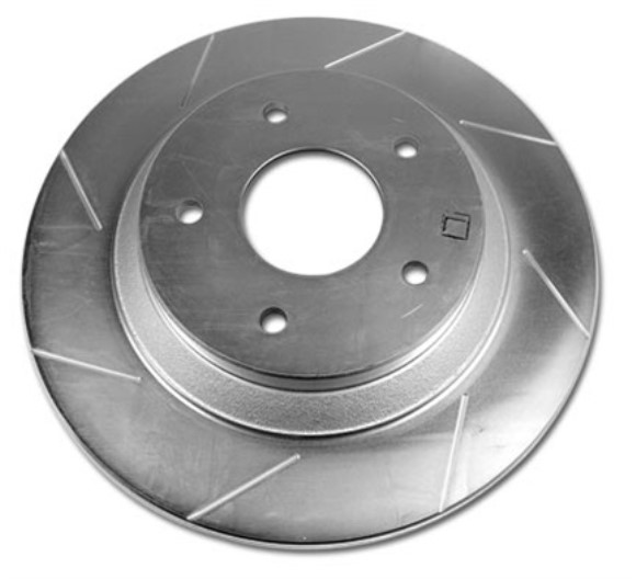 Brake Rotor. Front 12- LH Power Slot 88-95