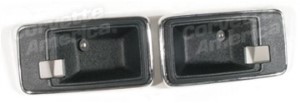 Door Latch Bezels. Green 79