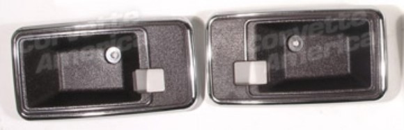 Door Latch Bezels. Claret 80