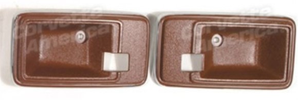 Door Latch Bezels. Cinnabar 81
