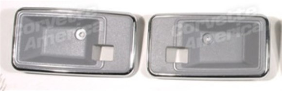 Door Latch Bezels. Gray 82