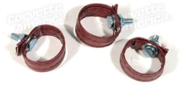 Rear Door Pulls. Oxblood 3 Piece 73-75