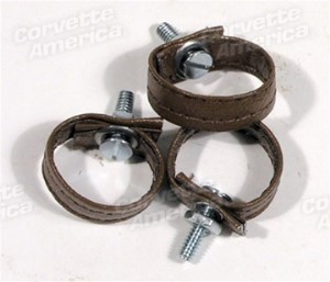 Rear Door Pulls. Dark Saddle 3 Piece 70-72