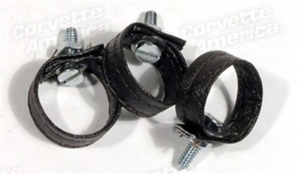 Rear Door Pulls. Dark Brown 3 Piece 76-77