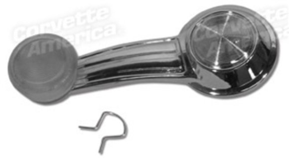 Window Crank. Clear Knob 67-79