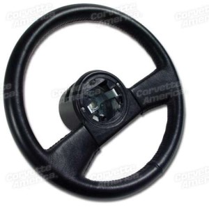 Steering Wheel. Black New Reproduction 84-89