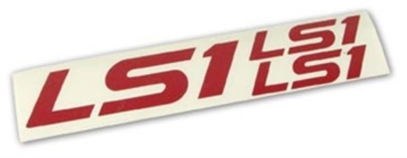 Fender & Bumper Decal Set. LS1 Red 97-04