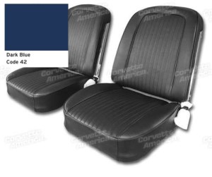 Vinyl Seat Covers. Dark Blue 63