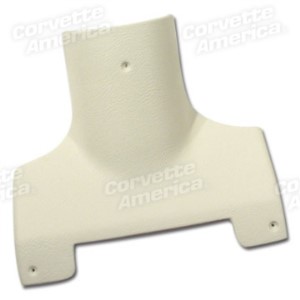Steering Column Lower Cover. White 76-77