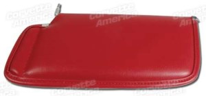 Sunvisor. Red RH With Mirror Option 79-81