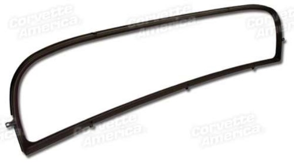 Coupe Rear Window Frame. Dark Brown 76-77