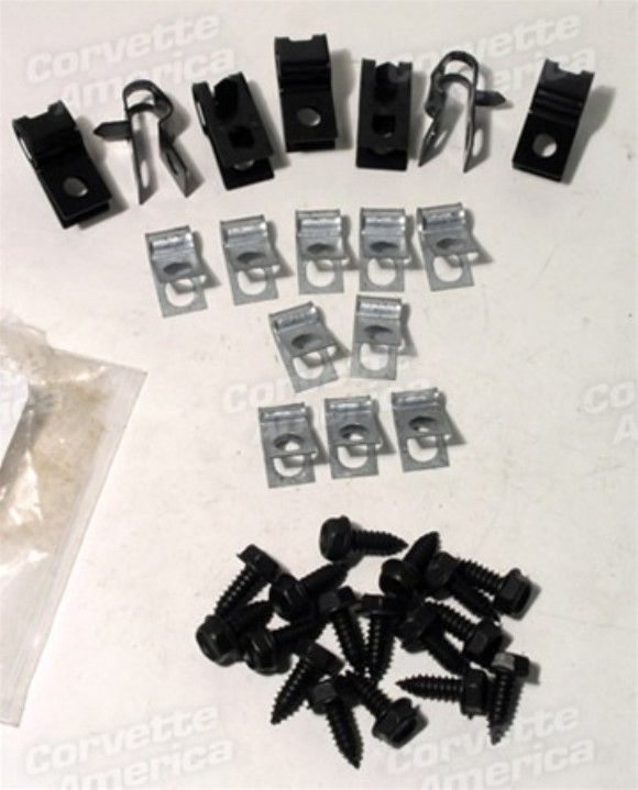 Brake & Gas Line Clips - 54 Piece Set 74-82