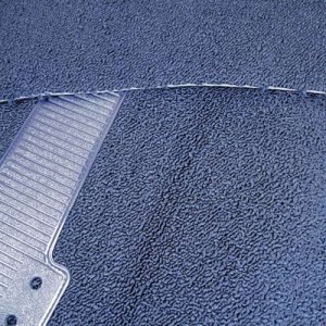 Carpet. Dark Blue Coupe Foam Back 64