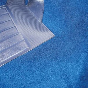 Carpet. Royal Blue Pile Coupe 4 Speed 71-72